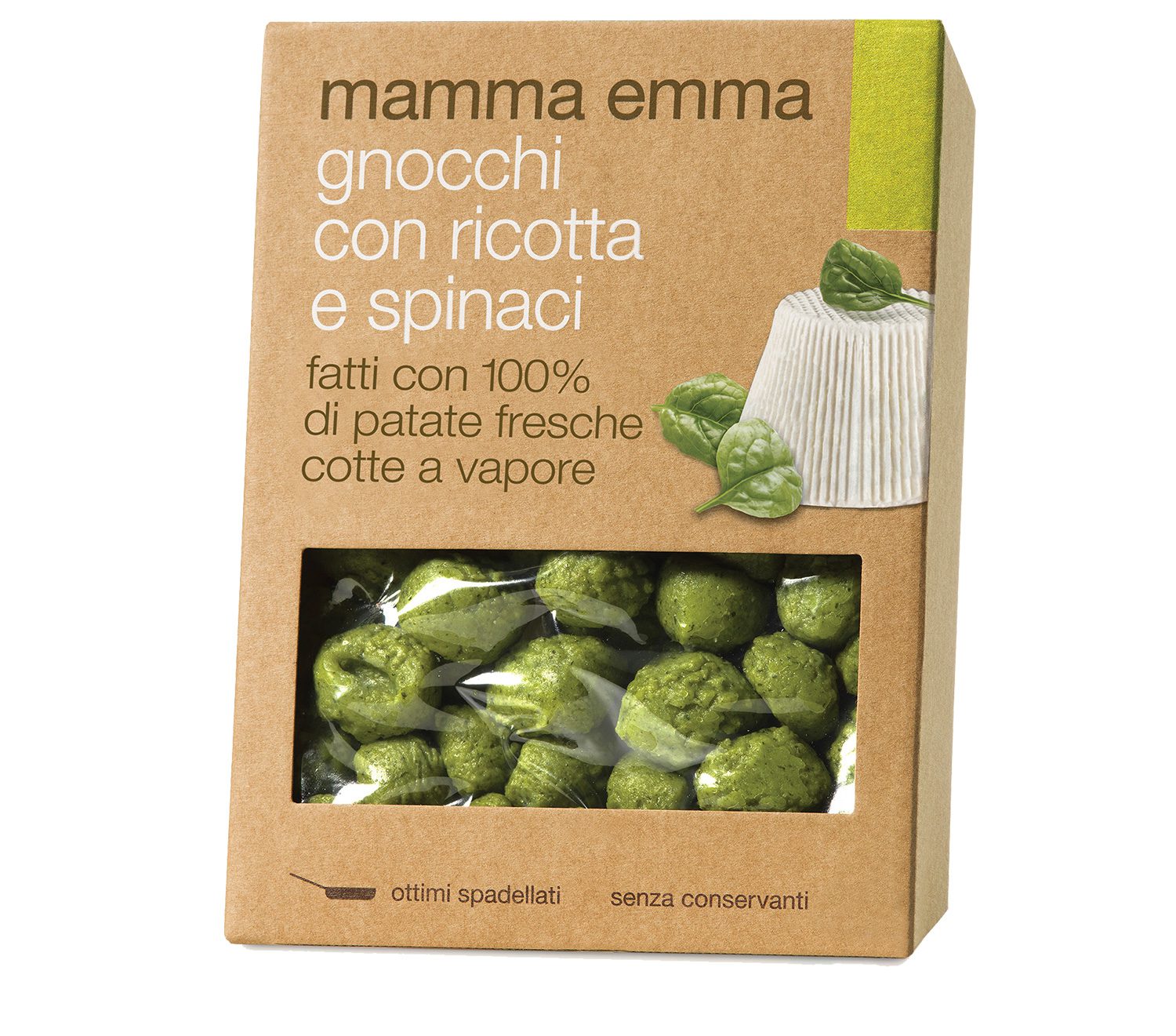 Gnocchi con Spinaci Mamma Emma Gnocchi con Spinaci Mamma Emma